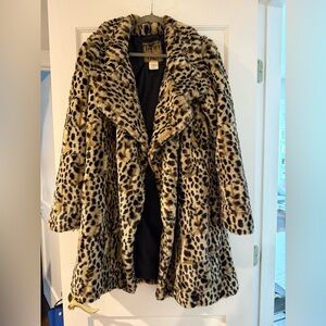 Vintage OMO by Norma Kamali Leopard Print Coat